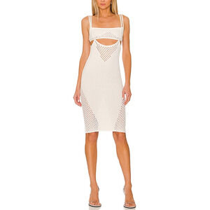H:Ours 'Nadene Layer' Midi White Dress Size S